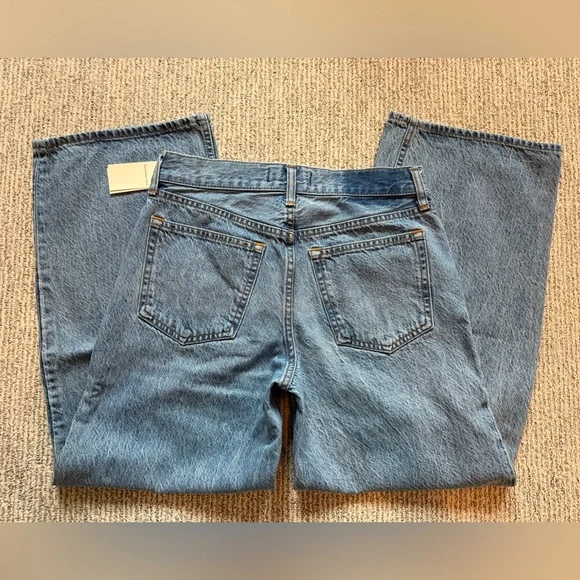 NWT Abercrombie & Fitch A&F Ultra Loose Low Rise jean 23 x-short denim - Picture 4 of 12